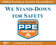 Safety stand down posters 27x22