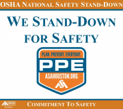 Safety stand down posters 27x22