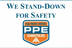Safety stand down posters 27x22