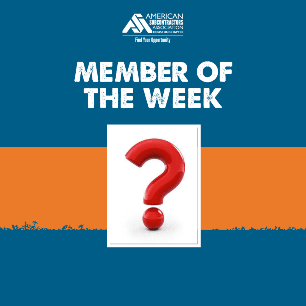 Member of the Week | ASA Houston Chapter